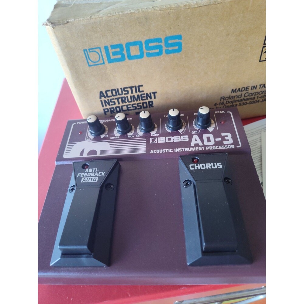 BOSS AD-3 Acoustic Instrument Processor For Guitar New Open Box - Picture 3 of 11